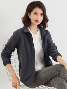 Fleece Clothes Women's Spring and Autumn Polar Fleece Coat Double-sided Thickened Sweater Cardigan Hand Fleece Outdoor Rush Clothes Inner Liner Men