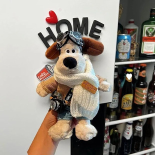 2024 New Arrival Handdog Cute Internet Popular Refrigerator Sticker Creative Doll Magnetic Adsorption Decoration Cave Iron Cabinet Dormitory