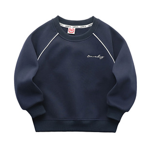 Children's Wear Boys Spring Wear Sweatshirt 2025 Spring New Children's Casual Top Western Style Clothing Wholesale Tide