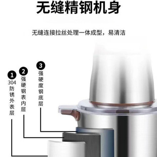 Meat grinder mixer integrated new household electric multifunctional automatic large capacity cooking machine manufacturers straight hair