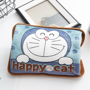 Plush Warm Water Bag Cover Double Hand Hot Water Bag Cloth Cover Thickened Hand Cover Warm Hand Treasure Coat Ling