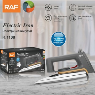 Cross-border European Standard Household Old-fashioned Dry Irons No Water No Steam Stamping Stamping Drill Sticker Wooden Skin Electric Ironing