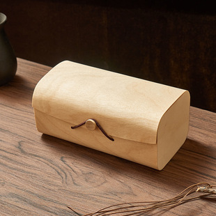 Birch Bark Packaging Box Wooden Home Multipurpose Storage Box Gift Box Cork Leather Box Essential Oil Storage Wooden Box