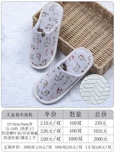 Family Room High-end Children's Convenient Slippers Hotel Disposable Non-slip Thickened Homestay Cartoon Travel Drag
