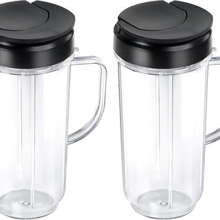 250W juicer accessories hand pull Lid 22oz cup handle Lid Part Flip Top Lid