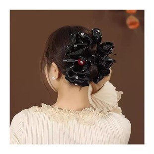 High-grade hair clip bow grip clip temperament hair clip hair shark clip all-match hair accessories headdress