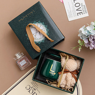 Creative Ceramic Cup Gift Box Business Gift Cup Opening Event Birthday Gift Accompanying Gift Water Cup suit