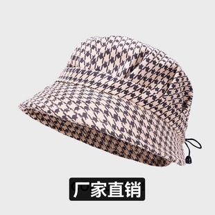 Spring and Autumn New Arrival Dome Old Lady Hat Women's Flower Hat Mother's Sunshade Floral Pot Hat Fisherman Hat Double-Sided Foldable