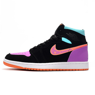 Casual Lightning Aj1 Women's Shoes Men's Shoes Low-top High-barbed Shoes Air Force Version AJ Shoes Couple