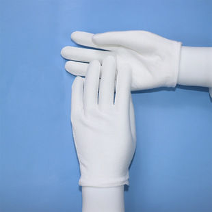 Children's performance etiquette gloves thin white baby kindergarten performance gloves elastic primary and secondary school students boys and girls