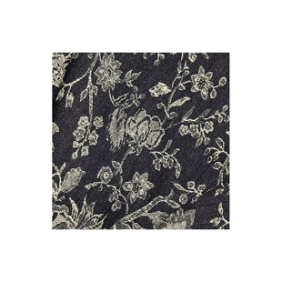 2024 Jacquard Denim Fabric Clothing Men's and Women's Clothing Fabric Clothes Pants Apron Outwear Washed Large Flower Denim
