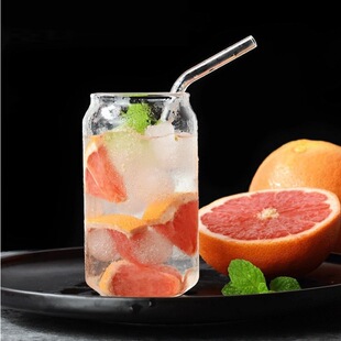 High Borosilicate Glass Single-layer Cup Creative Coke Cup Household Water Cup Nordic Milk Cup Large Capacity Glass
