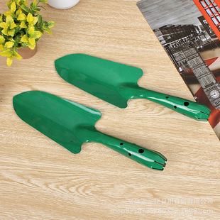 All-iron conjoined steel flower shovel garden hardware tools all-iron handle flower shovel garden shovel creative steel flower shovel 2 yuan shop batch