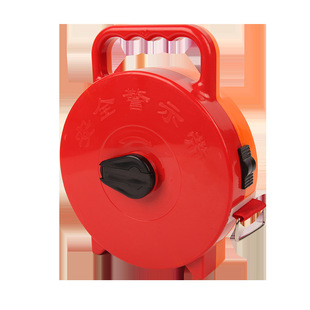 Portable safety warning tape Building floor warning tape Nylon retractable isolation tape boxed cordons