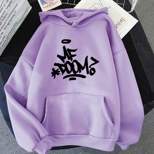 Mf-Doom Rapper Printed Hoodie Men And Women Novel Spring