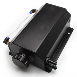 Automobile modified 1L/2L square breathable oil pot aluminum alloy waste gas recovery pot foreign trade modified overflow pot