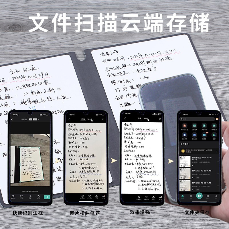 A5 erasable whiteboard notebook set A4 magnetic student whiteboard leather Planning Board Office memo writing board