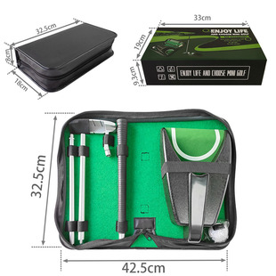 Golf gift golf automatic ball return putter practice set portable golf kit