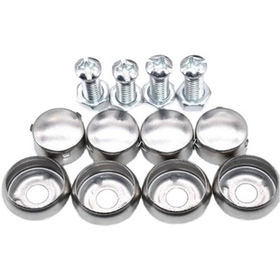 New traffic regulations license plate fixing nut license plate frame anti-theft buckle license plate screw license plate buckle universal nut parts