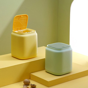 Настольное мусорное ведро Creative Small Office Пресс флип бумажная корзина Скандинавский милый мини-мусорное ведро в стиле ins
