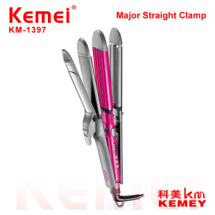 Kemei Kemei Cross-Border Household Straight Hair Curler Negative Ion Three-In-One Hair Straightening Splint Multi-Functional Corn Splint