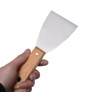 3-inch putty knife shovel putty knife stainless steel thickened ash knife cleaning paint tool shovel scraper trowel wholesale