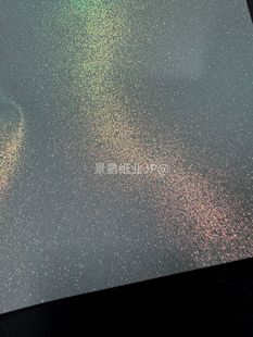 ПЭТ иридесцентный многоцветный двойной блестящий значок из жести, ультратонкая блестящая бумага, аниме, разноцветный матовый