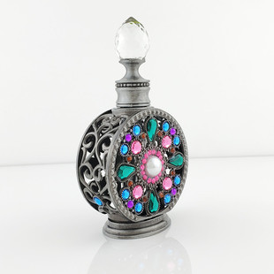 Arabia Dubai perfume bottle high-grade essential oil glass bottle vintage spray perfume cosmetics packaging empty bottle wholesale