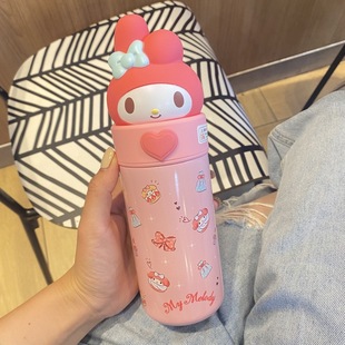 Sanrio Kulomi Melody 316 детская Изолированная чашка для воды для девочек начальной школы Девочки школьный специальный горшок