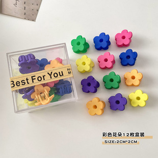 Camellia Small Grab Clip Women's Summer Side Bangs Hair Clip Princess Hair Clip Headdress Broken Hair Clip Hair Clip