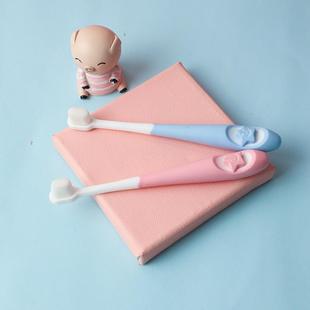 Маленькая желтая утиная мультяшная ультратонкая мягкая зубная щетка для чистки полости рта