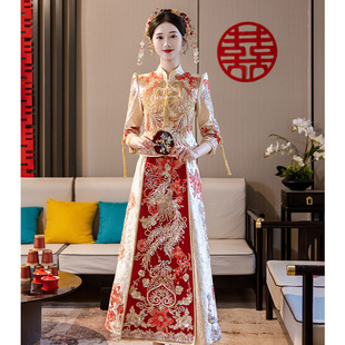 Xiuhe Dress Wedding Dress Dress 2024 Bride New New Chinese Style Toasting Dress Dress for Wedding High-end Slimming