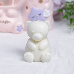 Cute Bear Aromatherapy Candle Ins Ornaments Creative Gift Animal Shape Cross-border Wholesale Fragrance Photography Props
