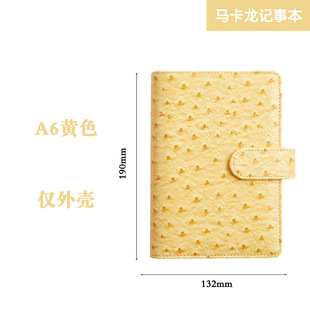 Cross-border notebook A5 simple loose-leaf book detachable A6 notebook book grid blank square can Press LOGO