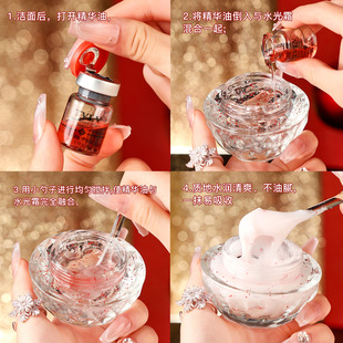 TVLV Sheep Placenta Solid Cell Anti-wrinkle Water Light Cream Recombinant Collagen Muscle Active Essence Oil Water Refreshing and Refreshing