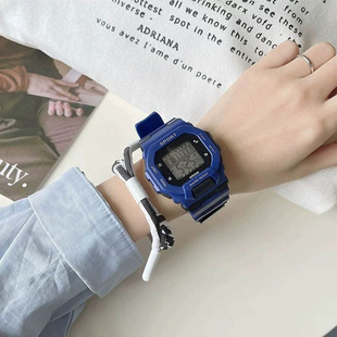 Cross-border Hot Selling Electronic Watch Men's Watch Trendy Fashion Student Waterproof Luminous Sports Multifunctional Mechanical Men's Watch in stock