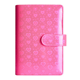 Cross-border A6 colorful laser macaron book creative pu notebook cash budget book loose-leaf book financial journal book