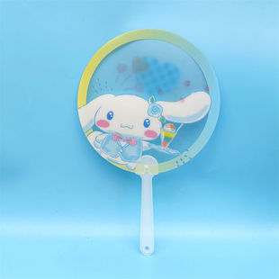 Sanrio new transparent fan creative cartoon cute high color value kulomi melody jade gui dog cool.