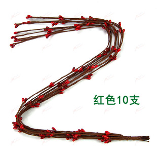 Handmade rattan wreath material 65cm rattan bridal hair accessories wedding props colored berry rattan