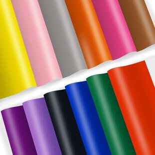 Xin textile embroidery solid color sublimation Transfer film Transfer Sheet Sampler Bundle cross-border supply