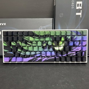 XVX черный Geng Ghost Key Hat Оригинальная боковая гравированная прозрачная клавиатура PBT Творческая индивидуальность горячая сублимация wooting Kits