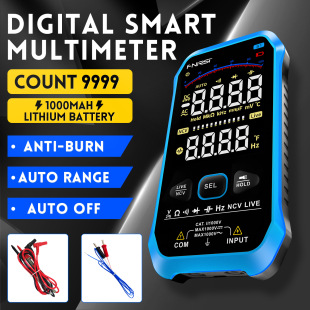 FNIRSI S 10000 meter digital high precision automatic portable ultra-thin anti-burn digital display universal meter electrician