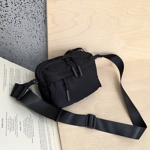 AliExpress Nylon Cloth Crossbody Shoulder Bag Small Square Bag All-match Oxford Cloth Wide Shoulder Strap Mobile Phone Bag Women's Waist Bag