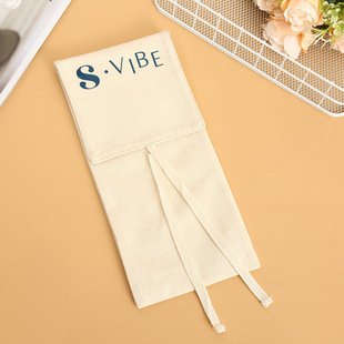 New drawstring flap bag cotton bag storage bag environmentally friendly packaging cloth bag embryo cloth printable LOGO wholesale