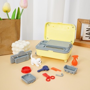 Men's and Women's Treasure Home Storage Toys Simulation Mini Pet Beauty Desk Suitcase suit Children's Toys