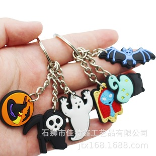 Halloween Cartoon Keychain Ghost Funny Exquisite Bag Pendant Creative Gift Key Chain Hanging Ornaments