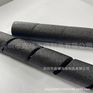 Black Thickeneded Hollow Opening Winding Protection Foam Flower Arrangement Foam Bracket Christmas Tree EPE Solid Sponge Tube
