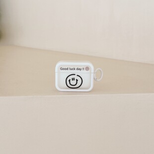 Ins простой индивидуальный смайлик для AirPodsPro2 защитный чехол для гарнитуры Apple для женщин airpods2/3 устойчивый к падению