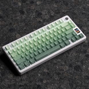 Колпачок Secret Service Green Rattan PRO с гравировкой сбоку с оригинальным небольшим полным набором пятисторонней термосублимации PBT, индивидуальным персонализированным прозрачным ключом