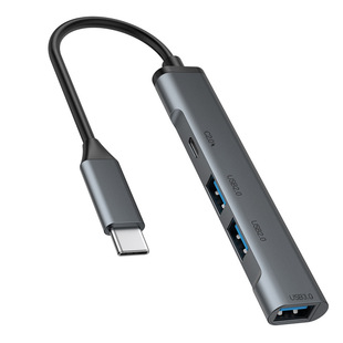USB-удлинитель Real PD Быстрая зарядка мобильного телефона разветвитель четыре концентратора и док-станция расширения типа ноутбука M1